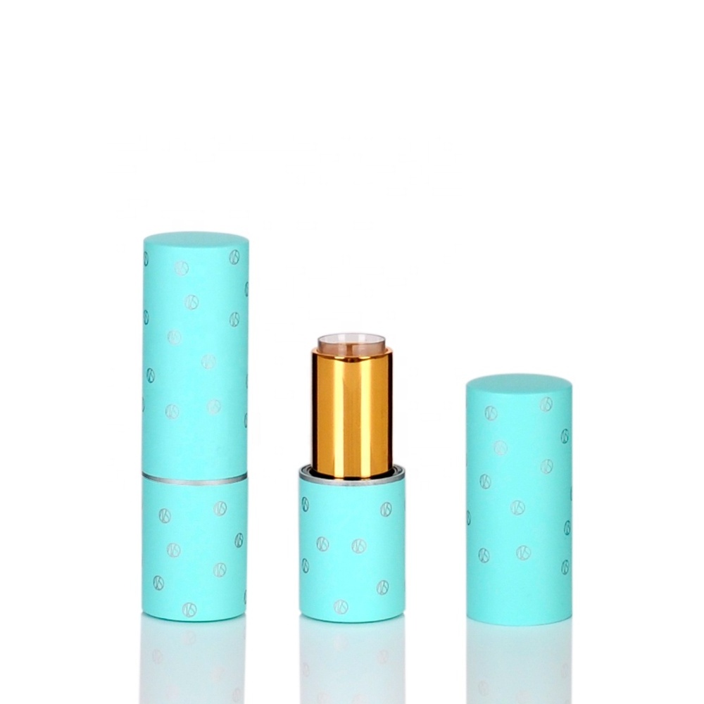 orange aluminium magnetic aluminum lipstick tube custom cosmetic packaging case