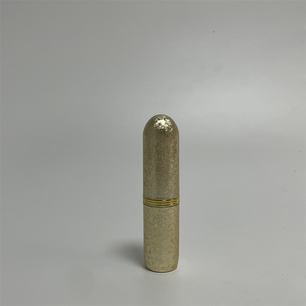 Fancy design private label unique lipstick tube manufactures custom glitter gold lipstick tube case packaging 12.7 mm