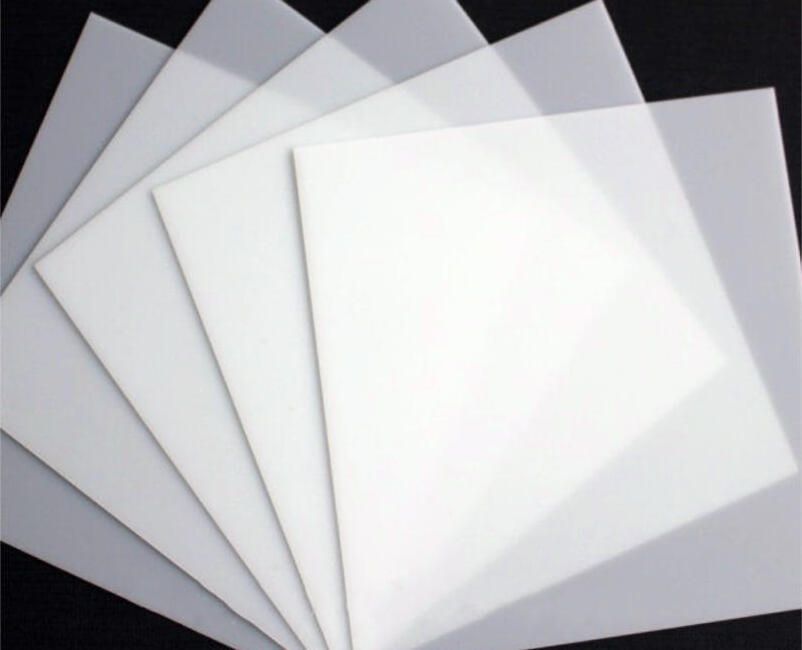 Prismatic PS diffuser sheet for ceiling lights