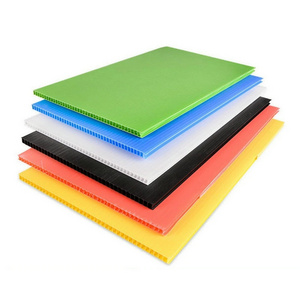 PP Hollow Sheet Best Quality Hollow Fluted Corrugated Pp Plastic Sheet/board Multi Color Corrugated Plastic Sheet