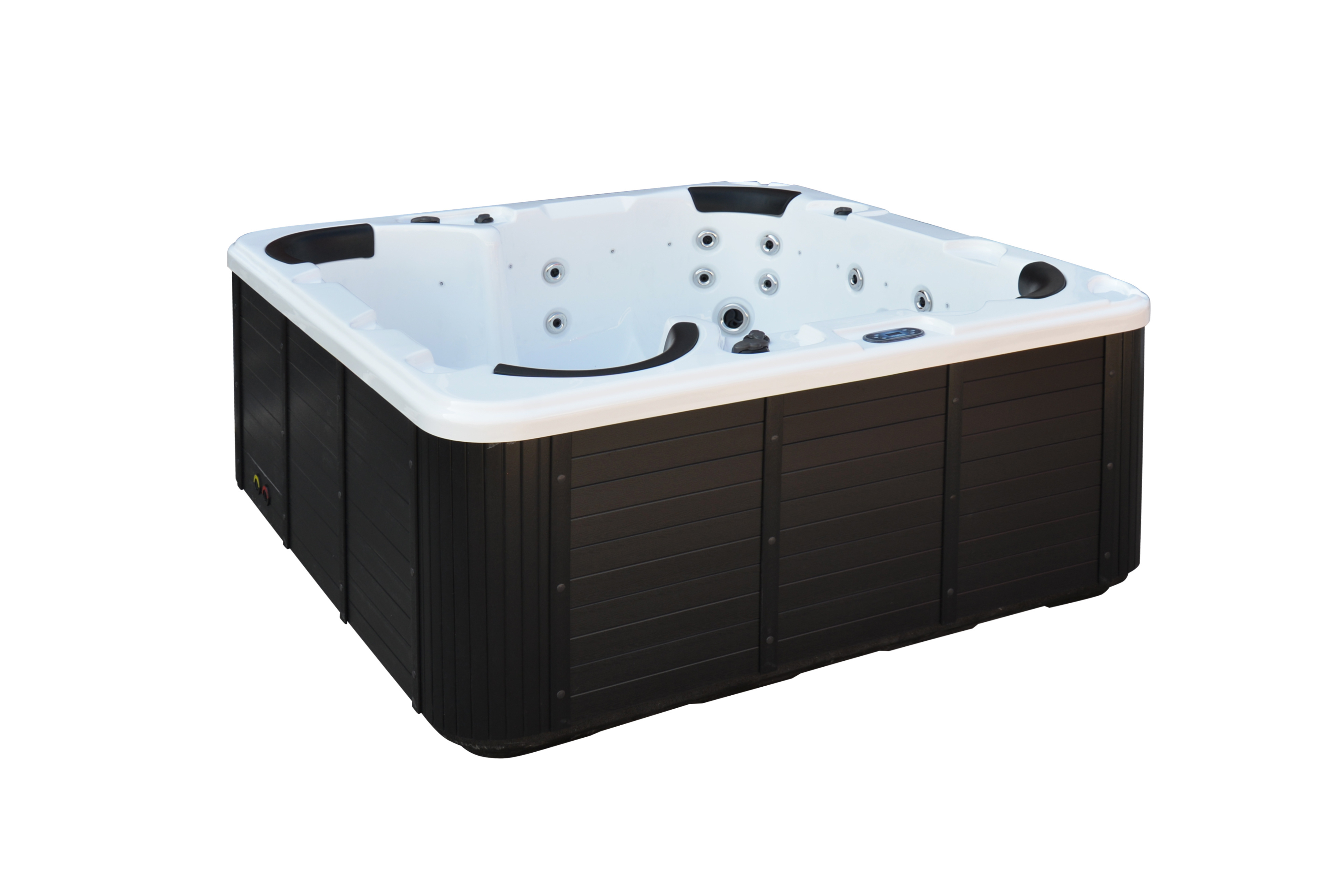 Sunrans 2.2M Massage Hot Tub Balboa System Outdoor Spa for 6 Persons with 79 Jets