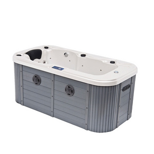 China top 3 spa manufacturer massage bathtub one person hot tub with Balboa control acrylic shell