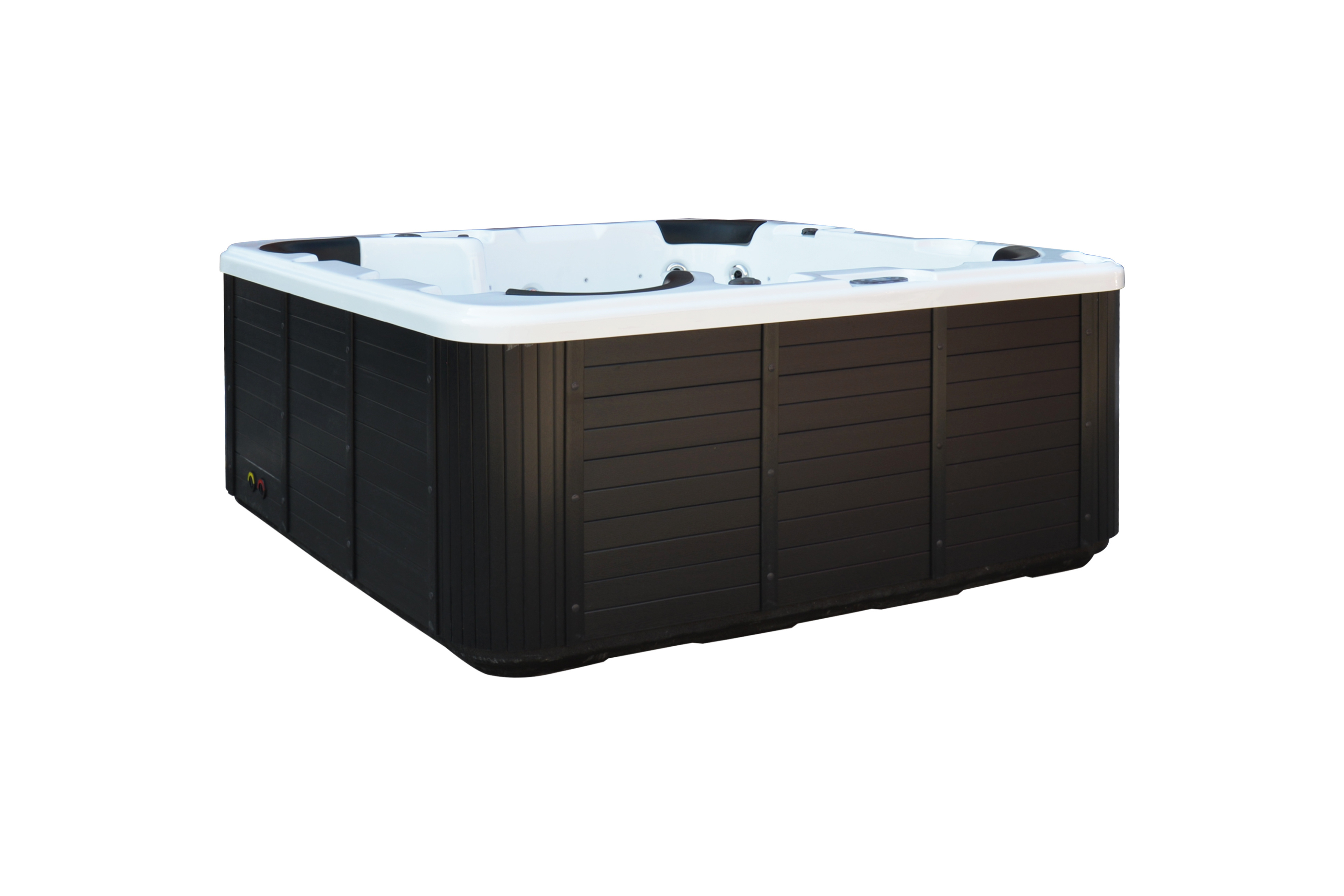 Sunrans 2.2M Massage Hot Tub Balboa System Outdoor Spa for 6 Persons with 79 Jets