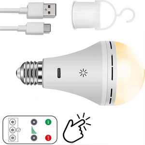 AXR-EM416-2600 Emergency Rechargeable Light Bulbs  Stay Light Up When Power Failure  Battery Self Charging Emergency Light