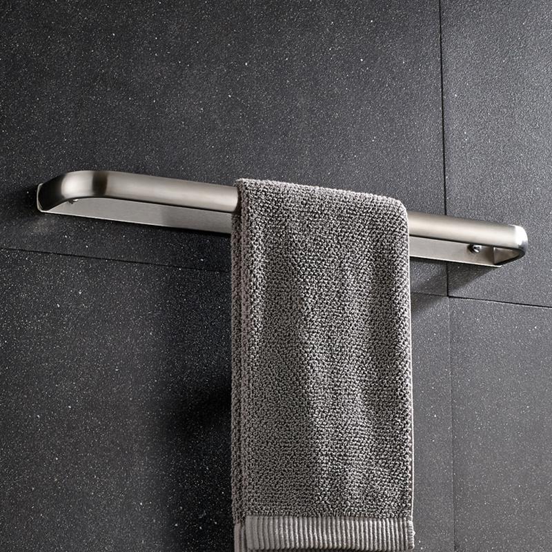 304 Stainless Steel Wall Mounted Single Towel Bar Towel Holder Towel Rail Shiny/Brushed Polishing