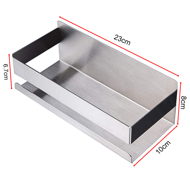 304 stainless steel self adhesive shower shelf black shower caddy with hooks bath storage shelf