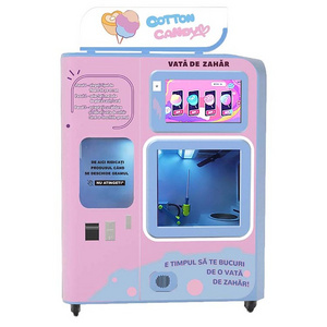 Full Automatic commercial cotton candy vending machine self-service cotton candy machine candy Vending Machine