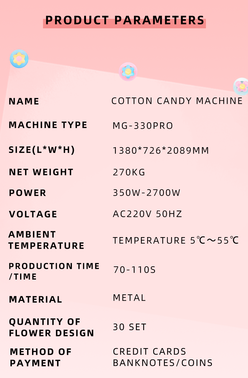 Full Automatic commercial cotton candy vending machine self-service cotton candy machine candy Vending Machine