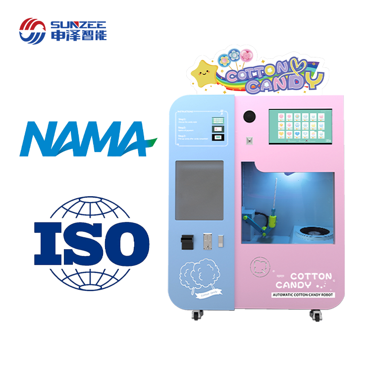 Professional Manufacturer Manufacturing Business Flower Cotton Candy Vending Machine