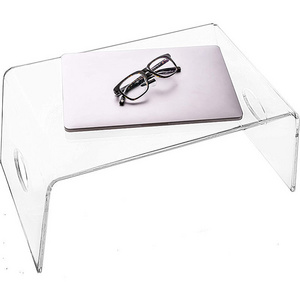 Desktop bed holder Laptop desk Transparent acrylic tray Home bed table custom acrylic products