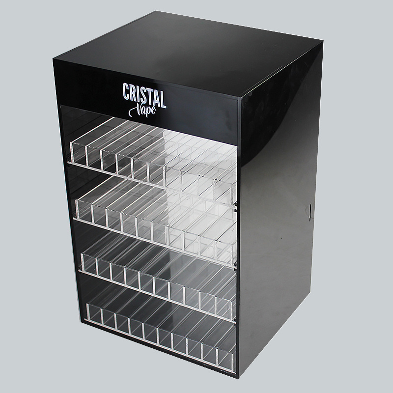 COUNTER TOP DISPLAY REVOLVING ACRYLIC DISPLAY SHOWCASE DISPLAY ROTATING CASE