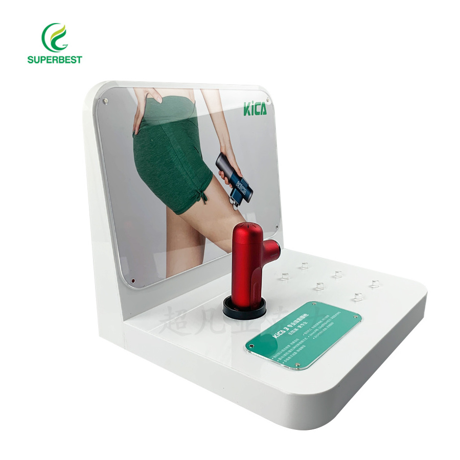 acrylic material display stand Retail Store display stand for massage gun