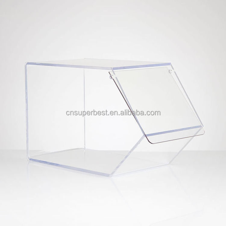 Manufacturer hot sale clear acrylic candy box for supermarket sales