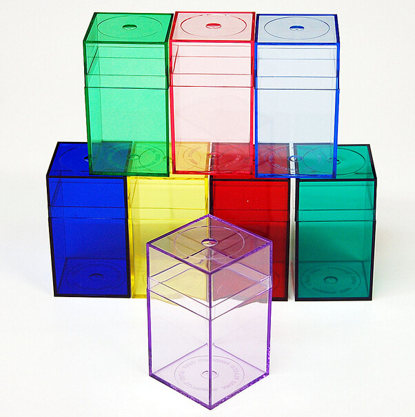 Clear showcase acrylic display cube