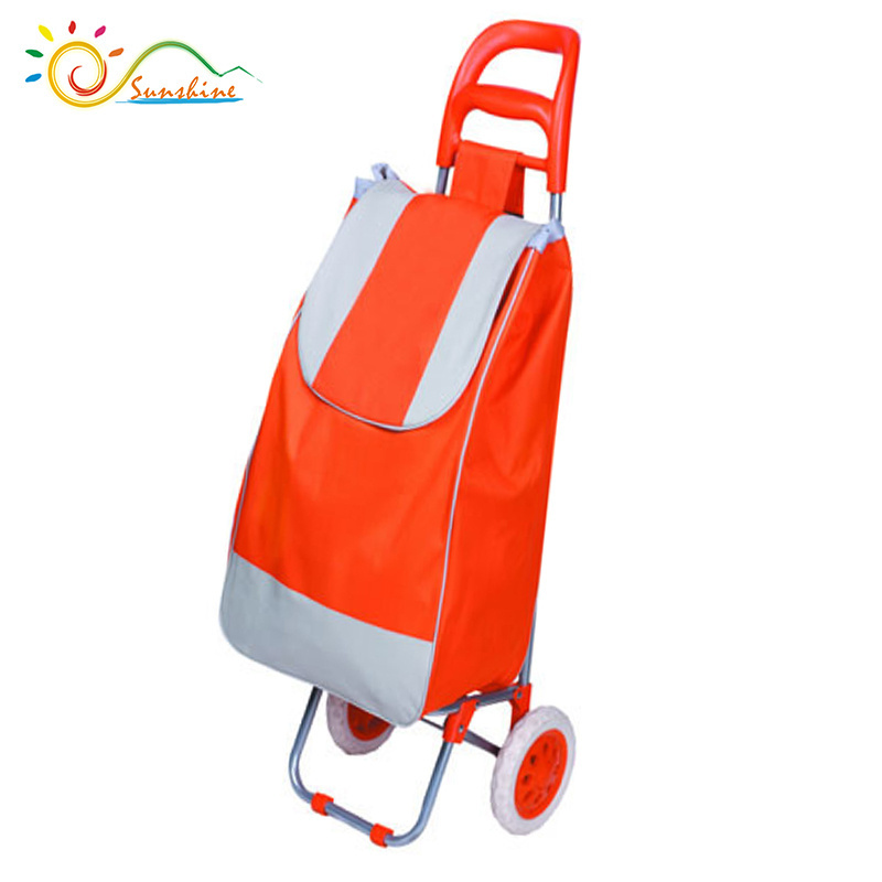 Supermarket Lightweight Portable Travel Folding Trolley Cart Luggage Shopping Trolley Bag