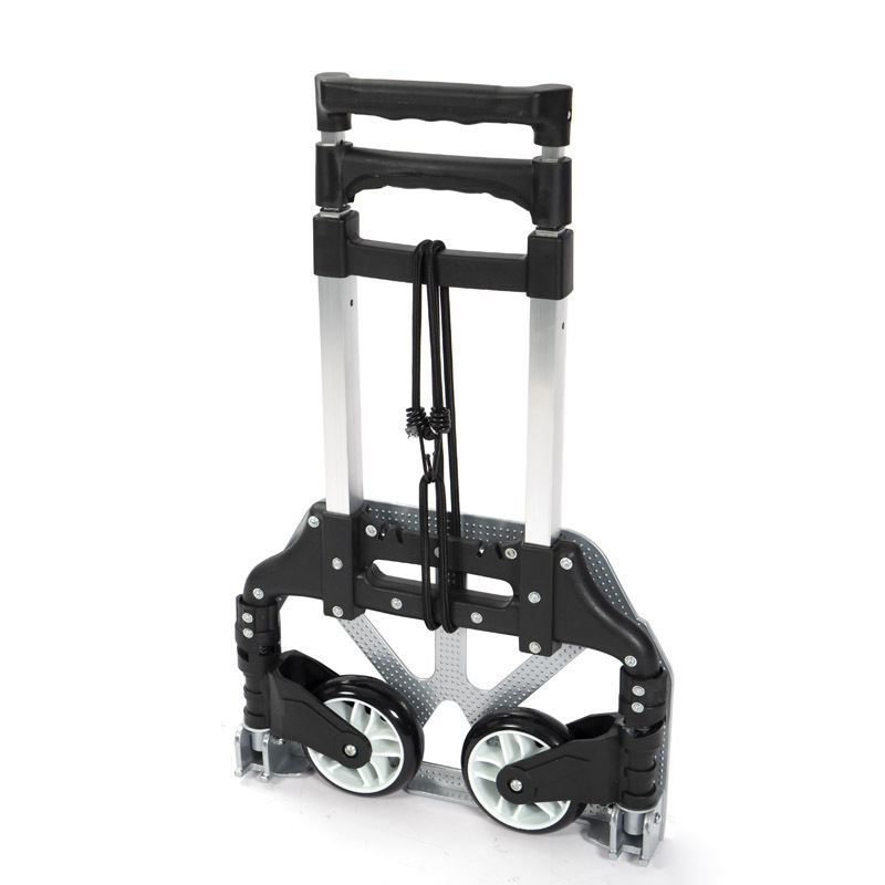 Hitree Heave Duty Hand Trolley Cart Foldable Aluminum Shopping Trolley