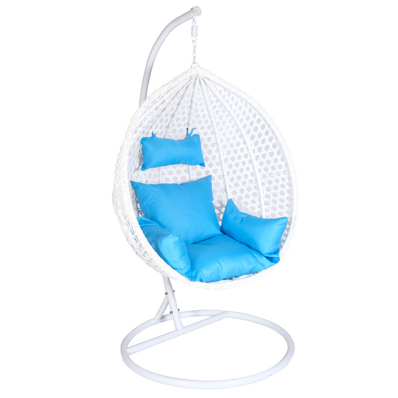 Hitree Outdoor Garden Furniture Indoor Modern Patio Steel Tube Travel Hanging Egg Swing Chair