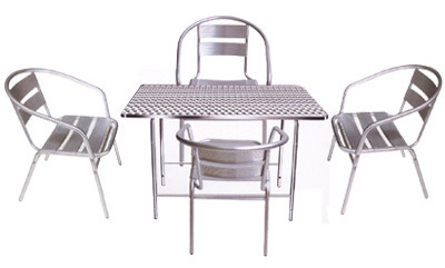 2 Chair and 1 Table Cast Outdoor Garden Aluminum Table and Chair Cheap Cafe Tables and Chairs