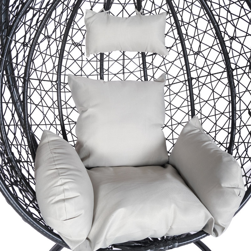 Rattan Swing Egg Chair With Cushions Rattan  Hanging Chair Hammock Chair For Indoor And Outdoor