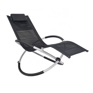 Supergroup Outdoor Rocking Chairs Patio Metal Relax Rocker Chair Zero Gravity Chair Recliner Wholesale