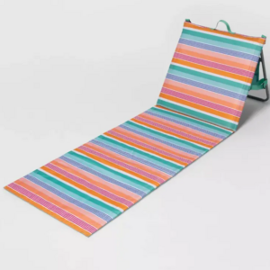 Beach Lounger Mat for Picnic can be Customized Style and Color Folding Floor Chair Provides Back Support Beach Chair