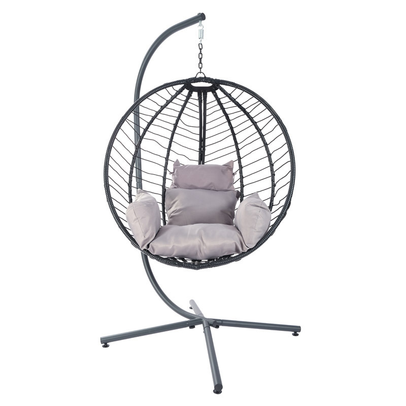 Elegant Hanging Basket, can be Placed For Garden Swing Chair Egg Chair Foldable Hanging Basket with