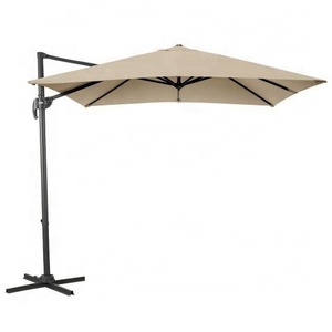 HITREE Outdoor garden umbrella Aluminum Steel parasols garden 10 ft Cantilever commercial beach sun patio umbrellas