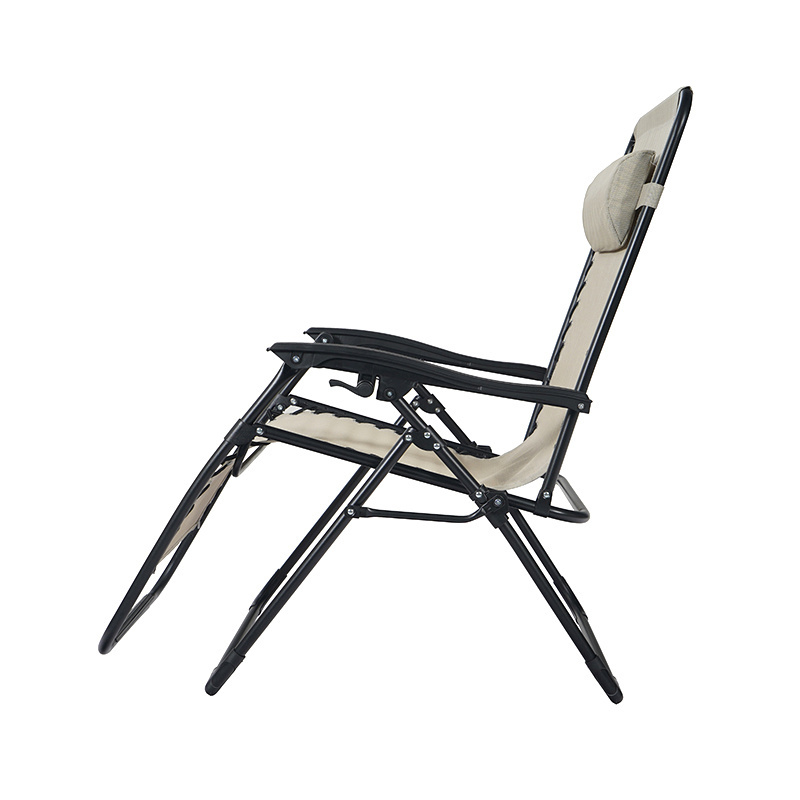 HITREE Garden Outdoor Wholesale Folding Recliner Chair Recliner Zero Gravity Beach Folding Chair