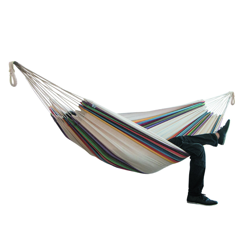 Single Person Portable Metal Hammock Outdoors With Stand