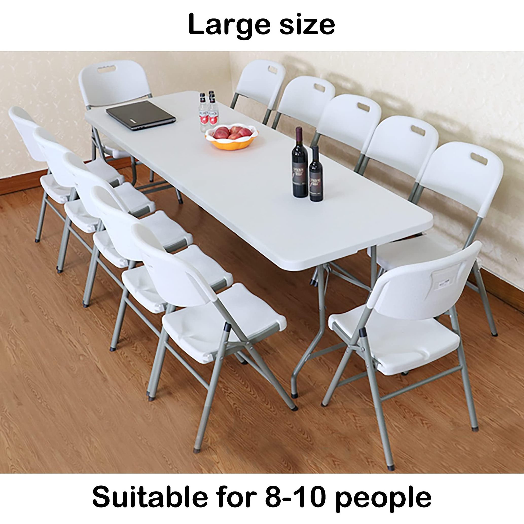 Wholesale commercial metal folding chair high top plastic table for wedding and party plastic tables and chairs