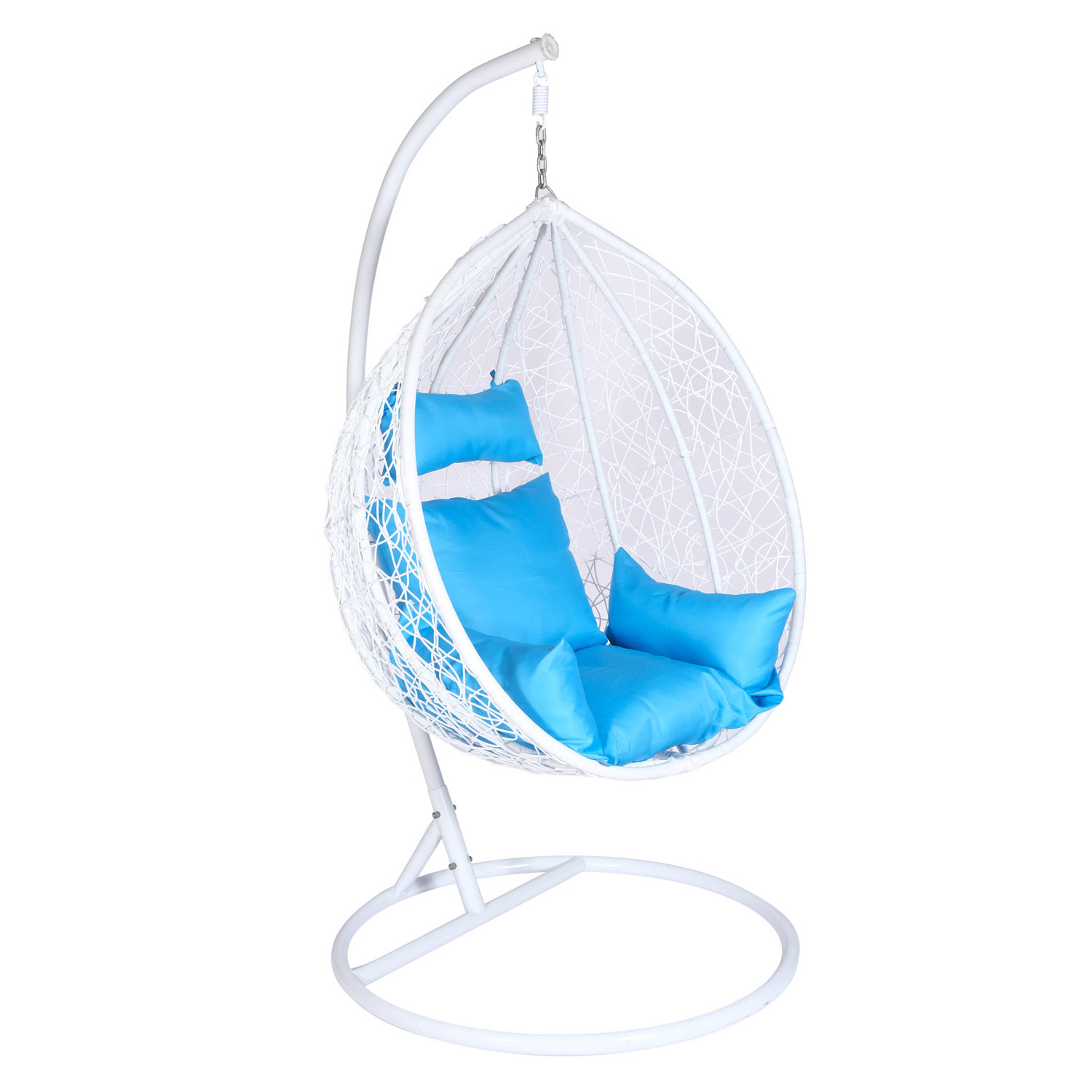 HITREE Cheap price indoor outdoor  modern hanging swing chair bamboo patio rattan wicker egg swing clear chair