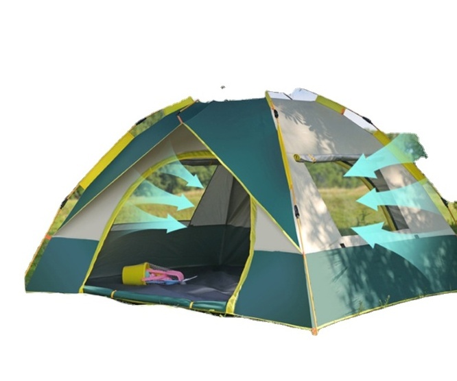 2022 New Design 3-4 Persons Tents Camping Outdoor  Waterproof