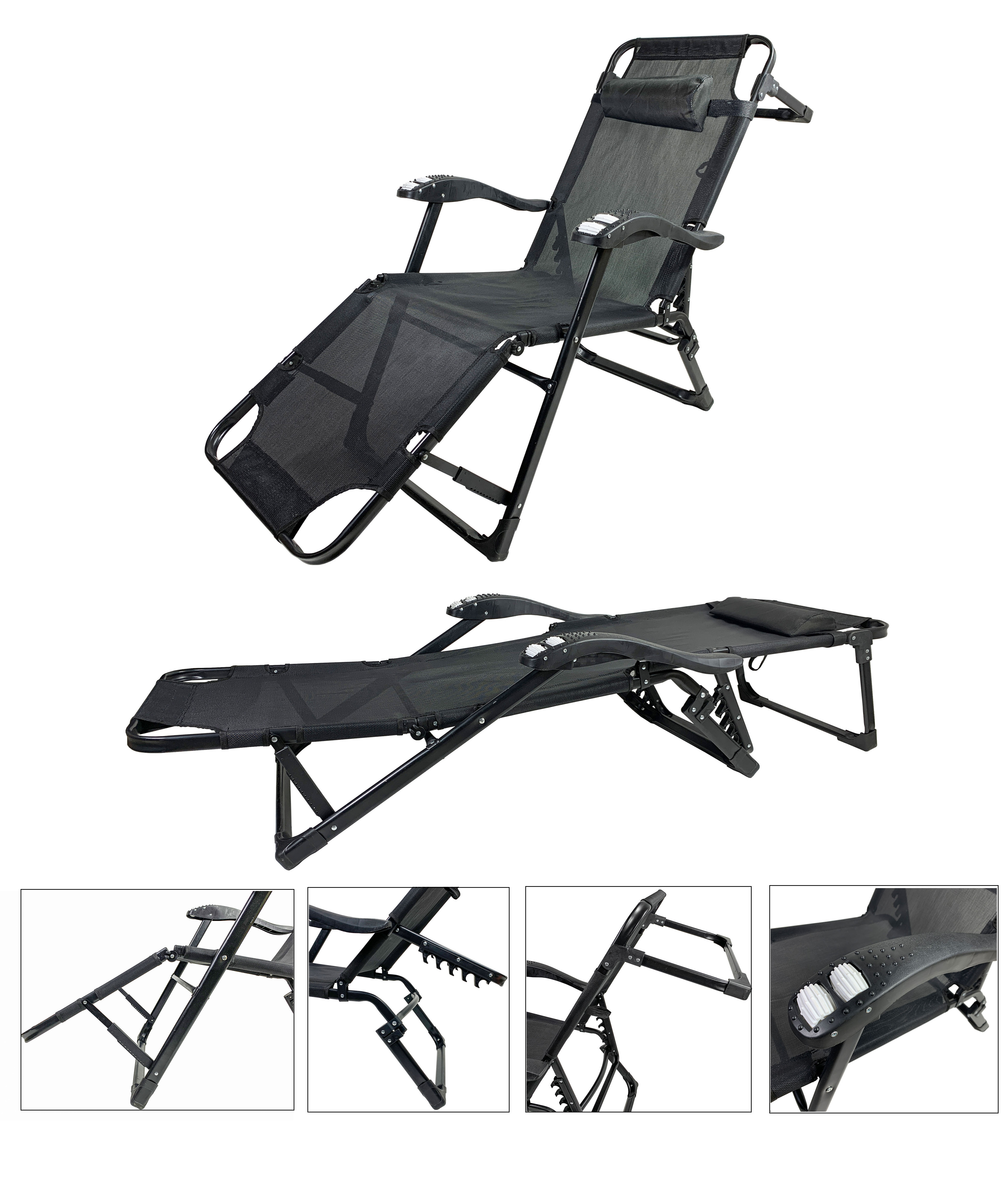 leisure lazy person folding portable lounge chair