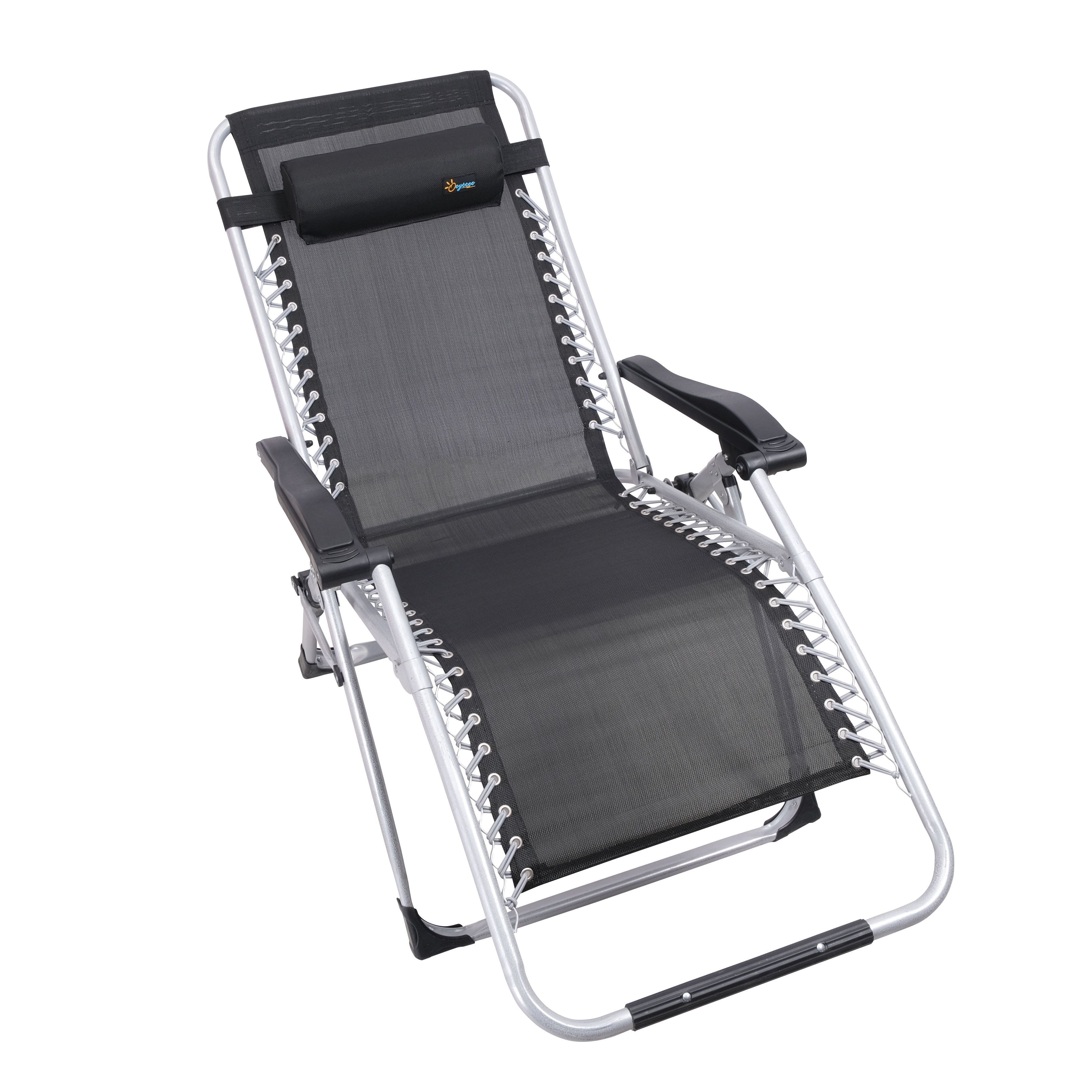 Oeytree Hot Solid Adjustable Headrest Outdoor Sunbed Folding Zero Gravity Recliner Chair