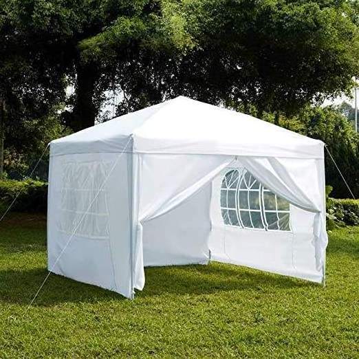 Outdoor 3'x3' Canopy Instant Tent Outdoor Camping Gazebo With 3 Sidewalls Waterproof