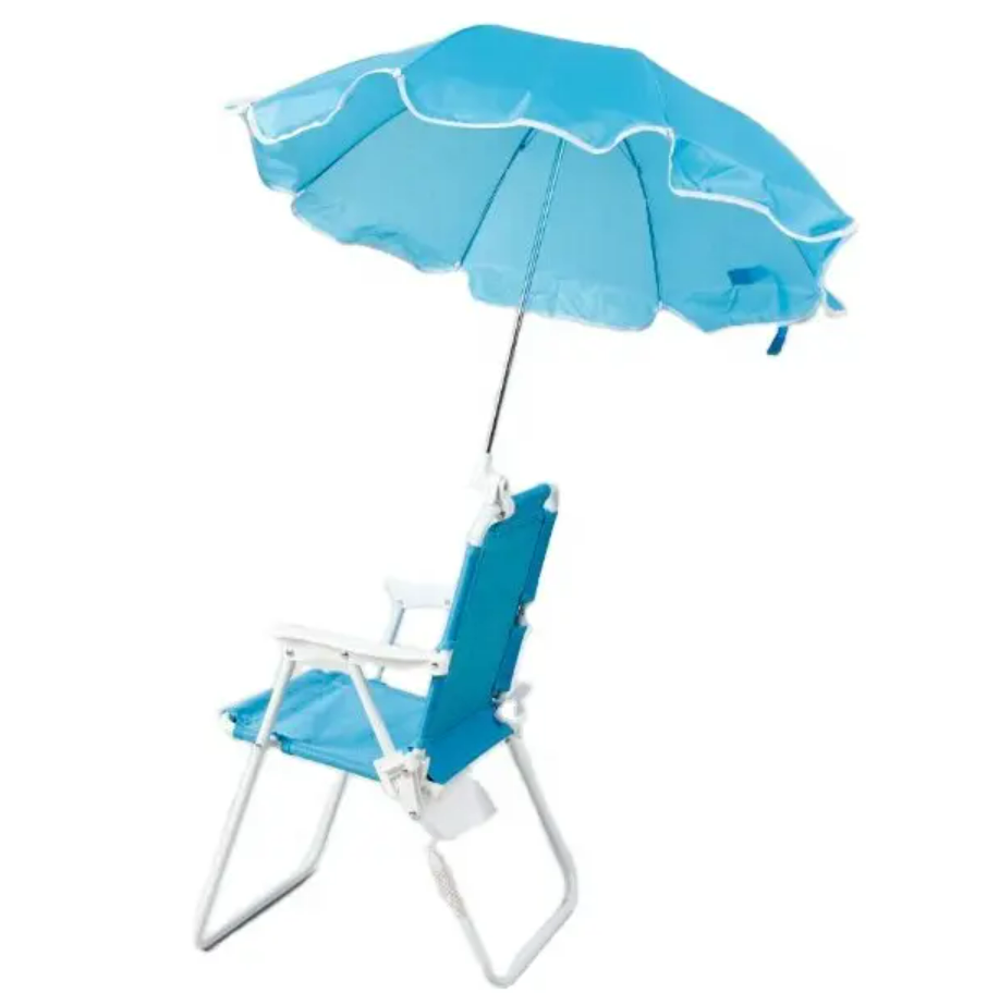 Outdoor folding Kids Camping Chair Beach Chair with Umbrella for Children