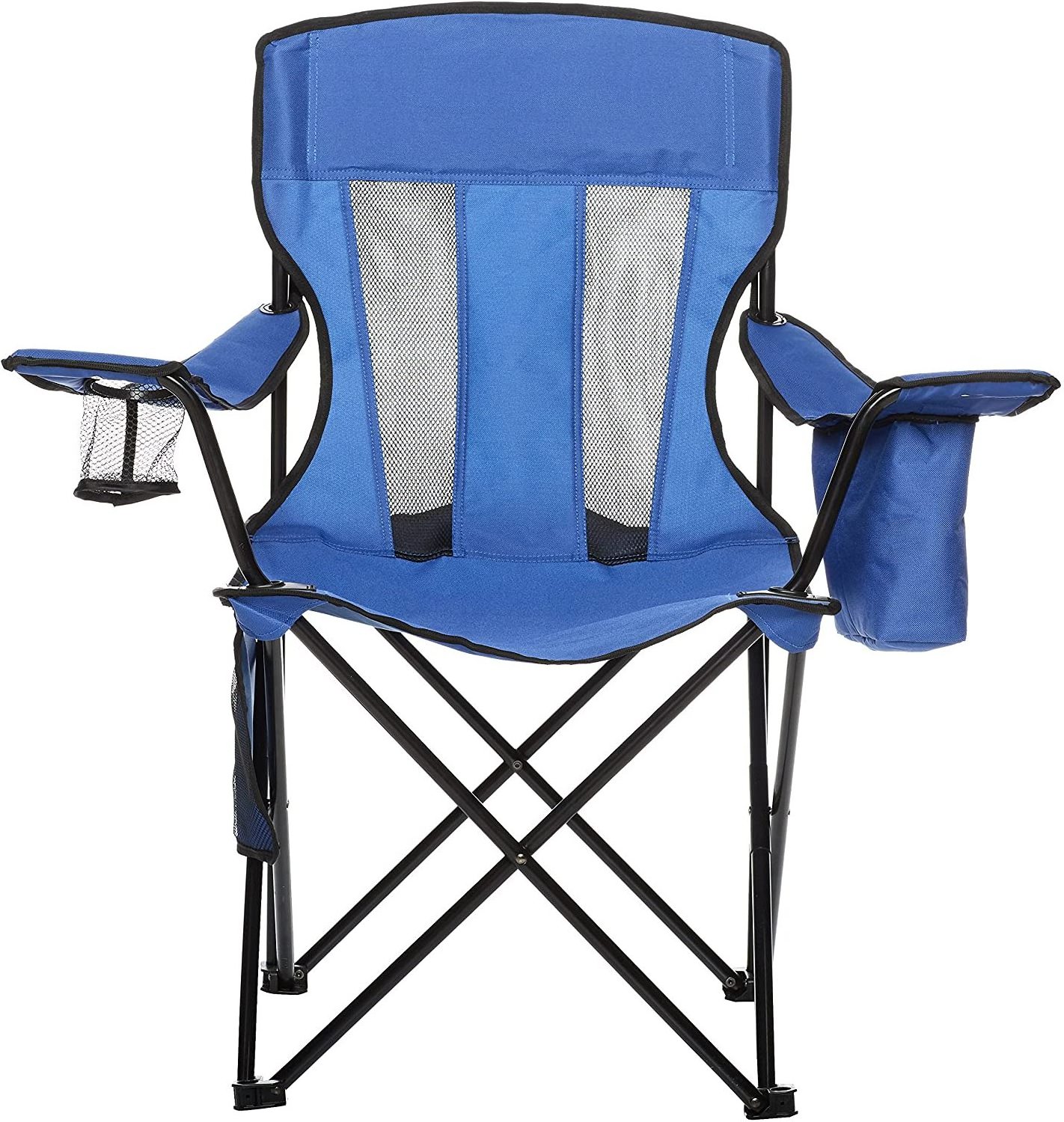 Hitree  Comfortable   Padded Folding Camp Chair with Fully Cushioned Seat and Back