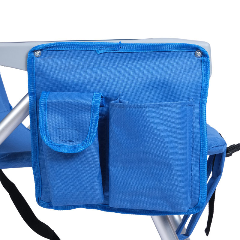 Summer Holiday sunshine Top selling Hitree Lace-up Design Aluminum Comfortable Backpack Beach Foldable Chair with Cooler