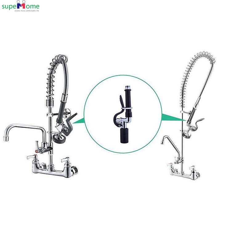 Brass Dishwasher Kitchen Faucet Pre-Rinse Kitchen Faucet Sprayer High Pressure Commercial Kitchen Faucets