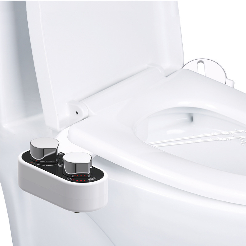 Bidet Toilet Seat Attachment Non-Electric Self Cleaning Water Sprayer Bidet OEM/ODM Manual Ultra-Slim Shattaf Toilet Bidet