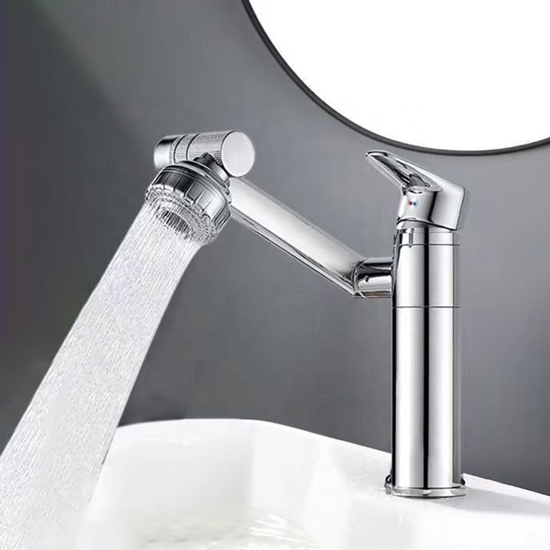 Handwashing gold Faucet Basin for Bathroom single Hole Hot and Cold bath shower mixer Basin Tap