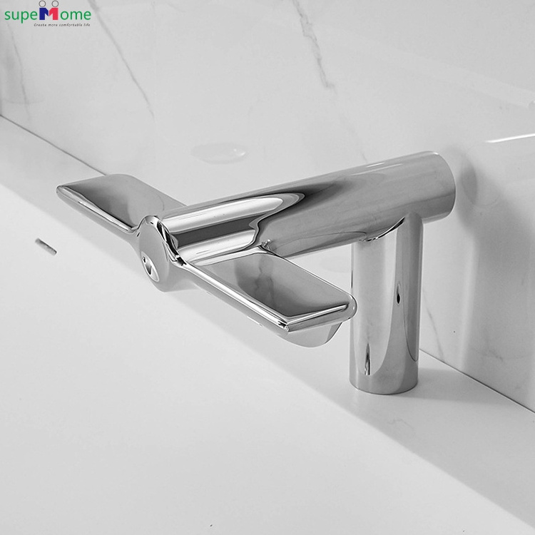 Good quality digital water tap electric touchless faucet automatic basin smart thermostatic faucet with wind dryer