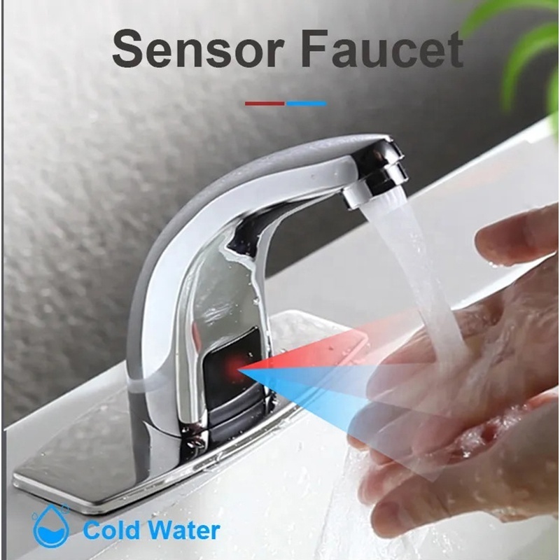 Automatic Mixers Tap Hands Free Infrared Water Tap Inductive Basin Faucet touchless sensor smart basin faucet