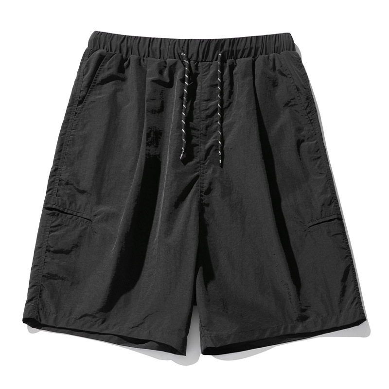 Men's Cargo Shorts Summer Slim Loose Outdoor Casual Pants Side Pockets Quick-Dry Shorts Outdoor Sports Running Jogging Shorts