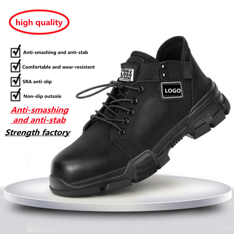 Superstarer Mens Work Safety Steel Toe Shoes Arbeitsschuhe Tennis Lightweight Sneakers Slip Indestructible Low Cut Work Boots