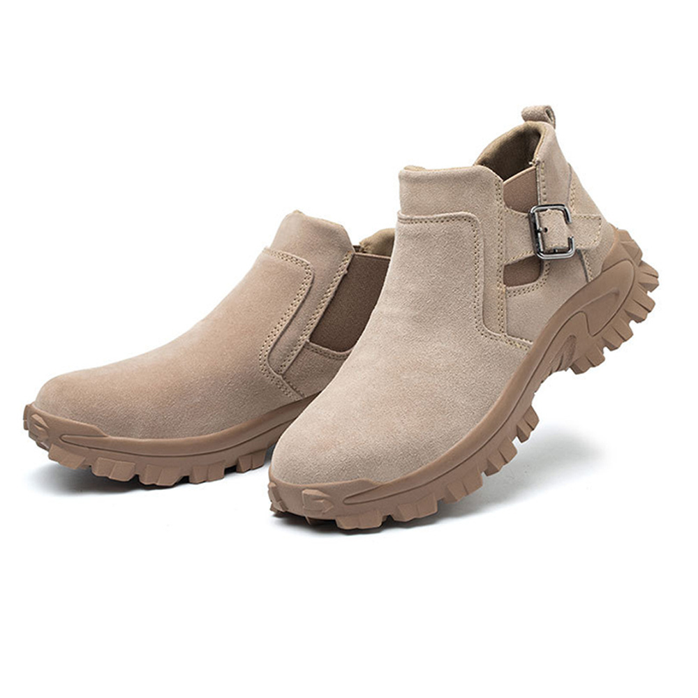 Safety Shoes Long Ankle Boot Safety Leather Shoes Steel Toe