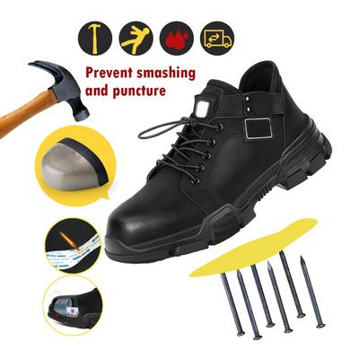 Superstarer Mens Work Safety Steel Toe Shoes Arbeitsschuhe Tennis Lightweight Sneakers Slip Indestructible Low Cut Work Boots