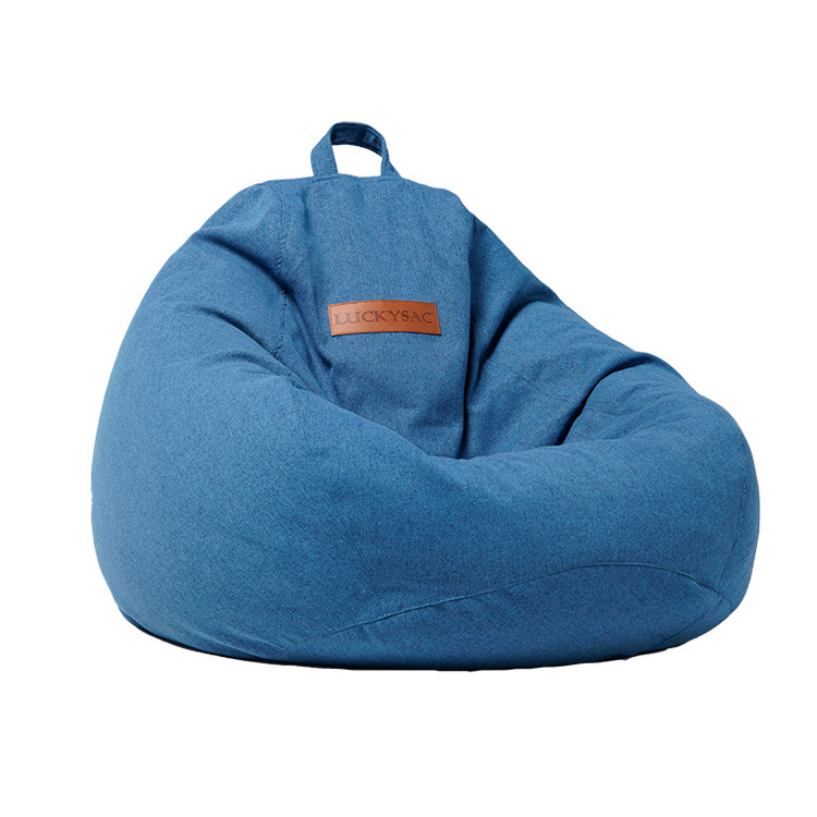 Unique design hot sale lounge pouf unfilled big lots bean bag chairs