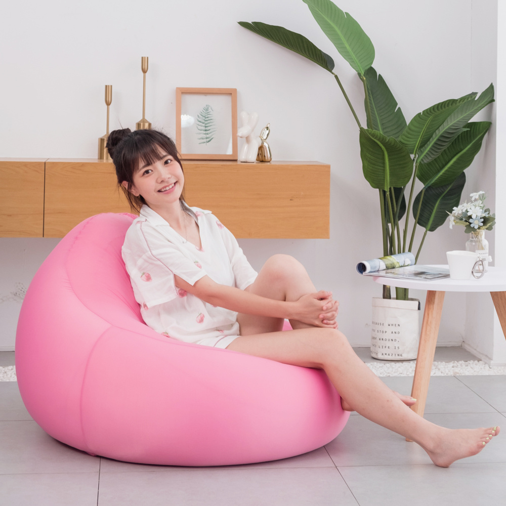 Therapy Bean Bag Chair Zero-gravity High Elastic Pink Bean Bag Cover Living Room Bean Bag Sofas Q Comfort Lazy Chair Beanbag