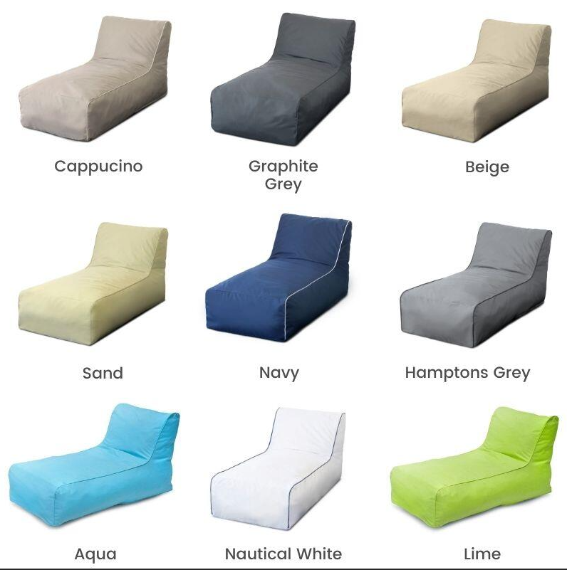 Foam Bean Bag Living Room Lounger Furniture Outdoor Bean Bag Classical Memory Foam Bean Bag Lounge with Shredded Foam Filling